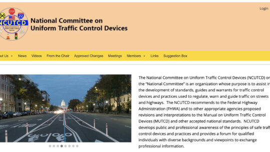 national committee on uniform traffic control devices